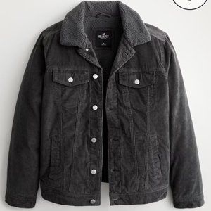 Hollister Sherpa-lined Corduroy Trucker Jacket